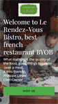 Mobile Screenshot of lerendezvousbistro.com